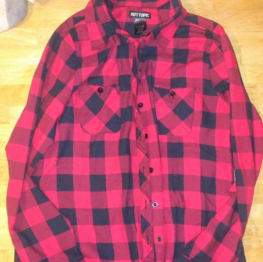 Hot topic flannel shirt